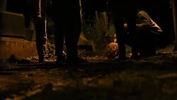 Halloween pumpkin, jack o lantern Stock Footage