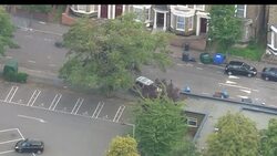 London Riots - Aerials Across Lewisham News Clip