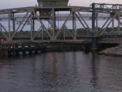 Railroad bridge 3 Stock Footage