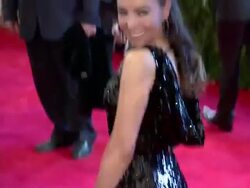 Thalia at "PUNK: Chaos To Couture" Costume Institute Gala Stock Footage