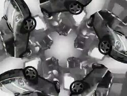 Spinning star of technology (720 HD original) Stock Footage