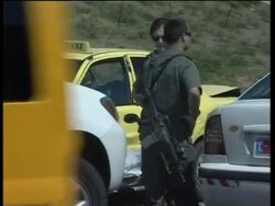 Israeli police say Palestinian motorist deliberately hits 2 traffic police News Clip