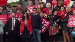 Ed Miliband in Morecambe on Good Friday News Clip