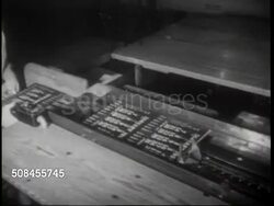 Workers Typeset And Assemble Calendars at the Brown and Bigelow company News Clip