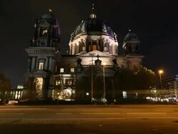 Berlin's Cathedral time lapse HD video Stock Footage