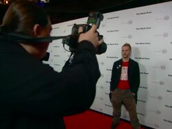 Dominic Monaghan at the AG Adriano Goldschmied Celebrate Launch Of 'backstAGe' With Performance By The Black Keys at Las Vegas NV. (Footage by WireImage Video/GettyImages) Stock Footage