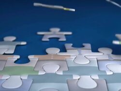 Social network puzzle. LOOP. Stock Footage