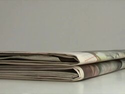 Newspapers (HD,NTSC) Stock Footage