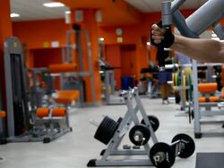 Body builder Stock Footage