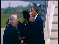 President Barack Obama opens a European tour with a quick dash through Ireland. The president and First Lady were scheduled to start their trip meeting with Ireland's political leaders. News Clip