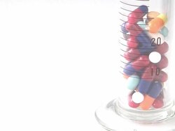 Pills going up Stock Footage