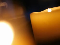 Candles of Faith Stock Footage