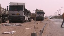 Desert Road Through Kufrah Desert News Clip