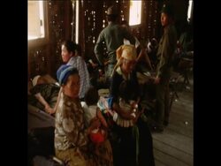 SYND 15/02/71 VIENTIANE WOUNDED AND REFUGEES News Clip