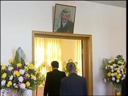 Book of condolences signed for Palestinian leader News Clip