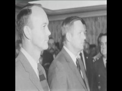 SYND 4 10 69 APOLLO 11 ASTRONAUTS VISIT BRAZIL News Clip