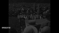 President Herbert Hoover dedicates Harding Memorial News Clip