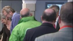 Juncker meets EU union leaders for talks on austerity cuts News Clip