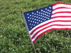 HD: American flag Stock Footage