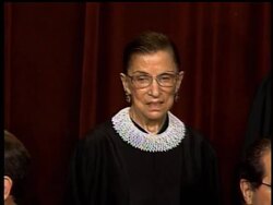 Justice Ruth Bader Ginsburg is back at work at a public session of the Supreme Court, 18 days after undergoing surgery for pancreatic cancer News Clip