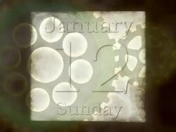 Leaf through a calendar, abstract background Stock Footage