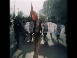 UPITN 18 11 78 ANTI-SOVIET DEMONSTRATION News Clip