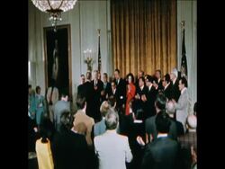 SYND 25 3 76 US PRESIDENT FORD HOLDS PRESS CONFERENCE IN WASHINGTON News Clip