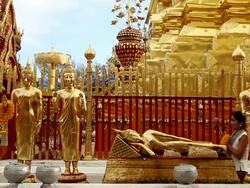 Wat Phra That Doi Suthep Chiang Mai Thailand Stock Footage