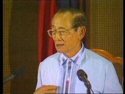 PHILIPPINES: PRESIDENT FIDEL RAMOS PRESS CONFERENCE News Clip