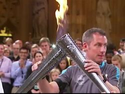 Paralympic Torch Carried into Commons Chamber News Clip