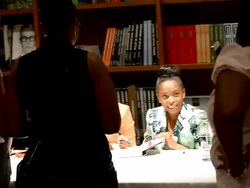 Reginae Carter at Books and Books in Coral Gables, Florida. Stock Footage