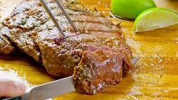 Juicy Steak Stock Footage