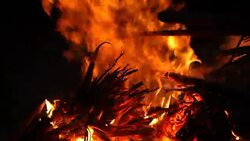 Fire and flame Stock Footage