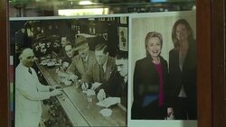 CLEAN : Historic Paris bar straw vote predicts Clinton win News Clip