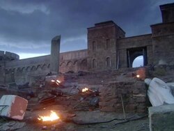  Old fort / Casbah Tifoultoute, Morocco Stock Footage