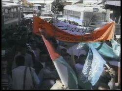 MID-EAST: CLASHES IN HEBRON CONTINUE News Clip