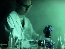 Science Experiment Stock Footage