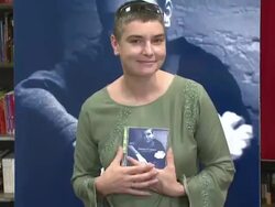 In-store Appearance by Sinead OÂ’Connor Signing Her New Religious-Themed 2-Disc Album 'Theology' Stock Footage