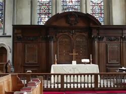 Interior of the Temple Church, London Stock Footage