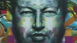 CLEAN : Images of street art in Caracas featuring News Clip