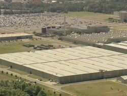 Daimler Ag Global Logistic Centre Stock Footage