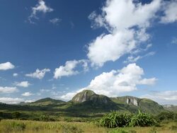 Malawi Mountain scenery Stock Footage