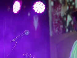 Musicians Performing on Stage Stock Footage