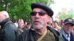 Official ceremony at Carentan with US, Dutch, Germans News Clip