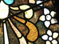 Stained Glass Window in HD Stock Footage