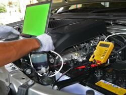 Car checking Stock Footage