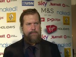 INTERVIEW - John Grant on the awards, future work and gay attitudes at the Attitude Magazine Awards on 13th October 2014 in London, England. Stock Footage