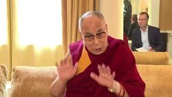 CLEAN : Welcome the refugees says Dalai Lama News Clip