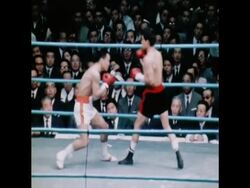 SYND 5 6 71 WORLD FEATHERWEIGHT BOXING News Clip