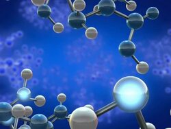 Glowing Molecules Stock Footage